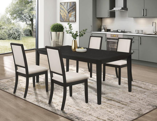 Louise Rectangular Extension Leaf Dining Set