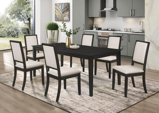 Louise Rectangular Extension Leaf Dining Set