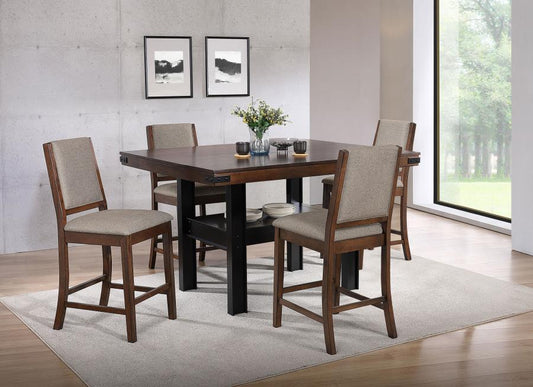 Patterson Counter Height Dining Set Mango Oak