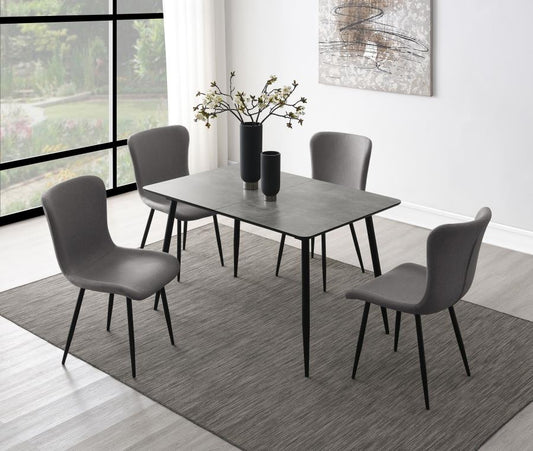 Horizon Dining Set with Extension Table Grey