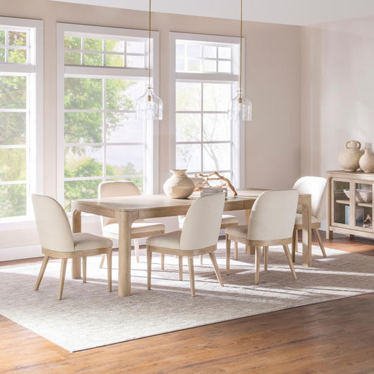 Solano Extension Table Dining Set Weathered Mango