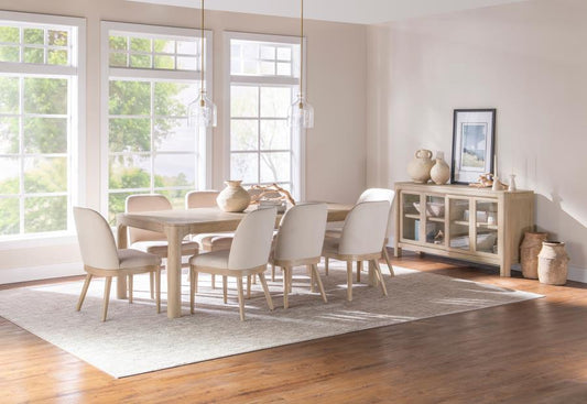 Solano 90-inch Extension Dining Table Weathered Mango