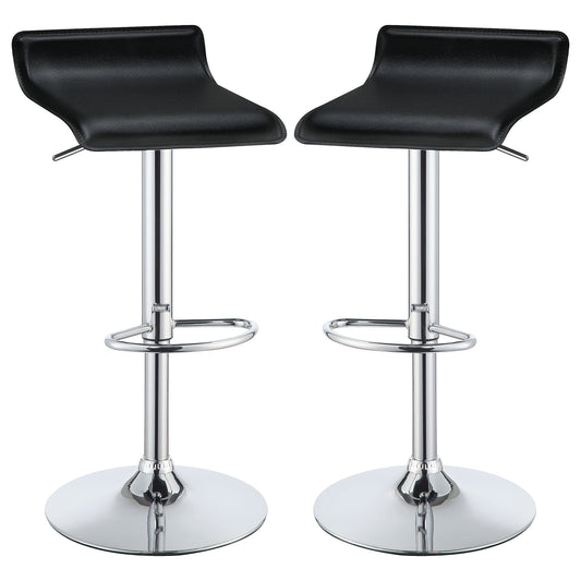 Bidwell Upholstered Adjustable Bar Stool (Set of 2)