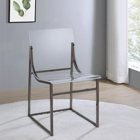 Adino Acrylic Dining Side Chair (Set of 2)