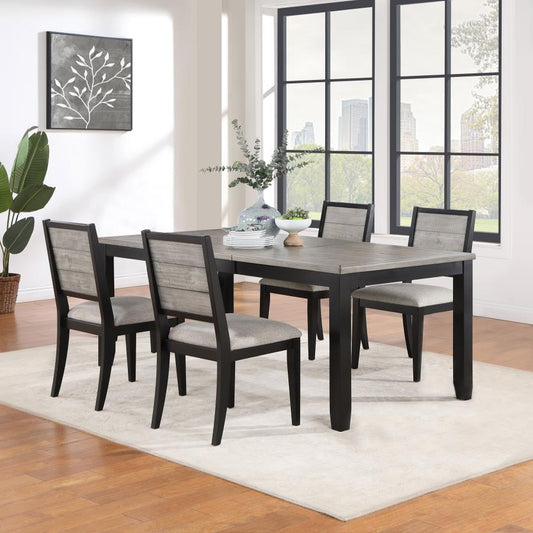 Elodie Rectangular Extension Leaf Dining Set