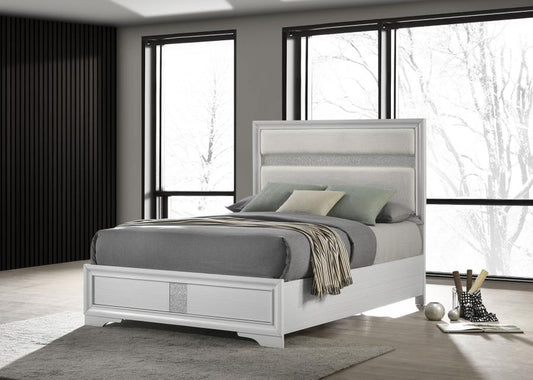 Miranda 54-inch Upholstered Panel Bed