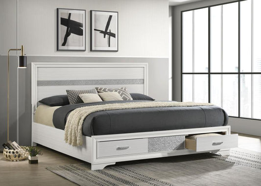 Miranda 51-inch Wood Storage Panel Bed