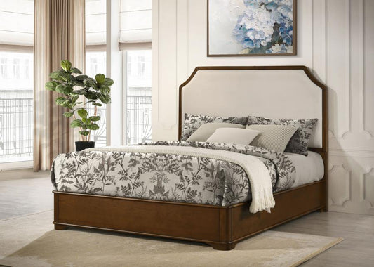 Garland 58-inch Panel Bed Cream and Brown Cherry