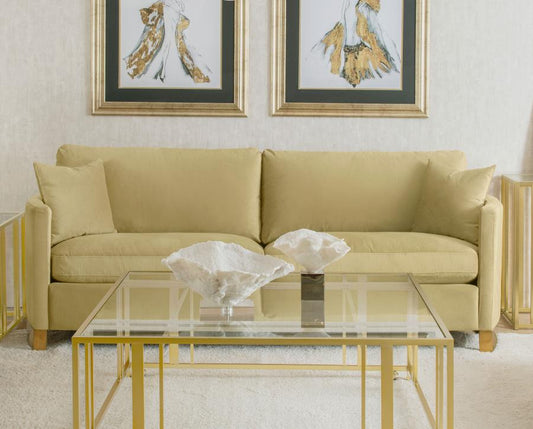 Corliss Upholstered Curved Track Arm Sofa