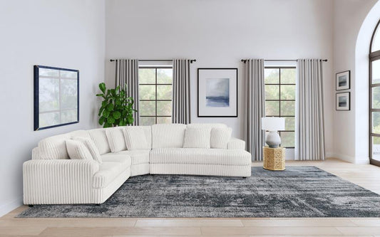 Emberson Upholstered Modular Sectional Sofa Ivory