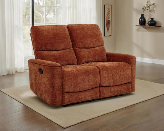 Navarro Chenille Upholstered Reclining Loveseat