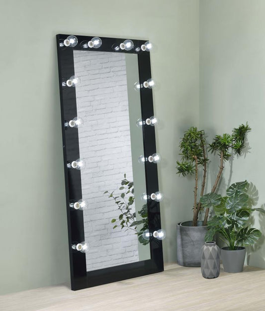 Zayan 32 x 71 Inch Floor Mirror LED ing Gloss