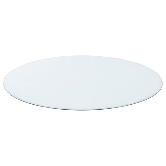 54-inch 10mm Round Clear Tempered Glass Top