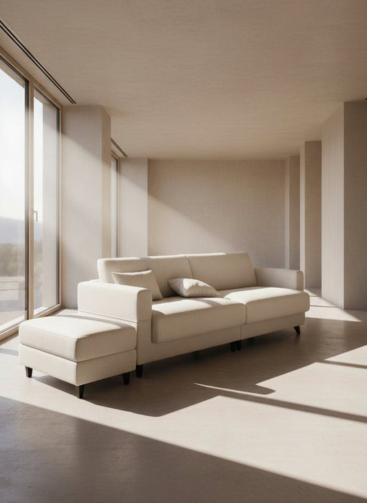 Enza Home Astera 3-Seater Fabric