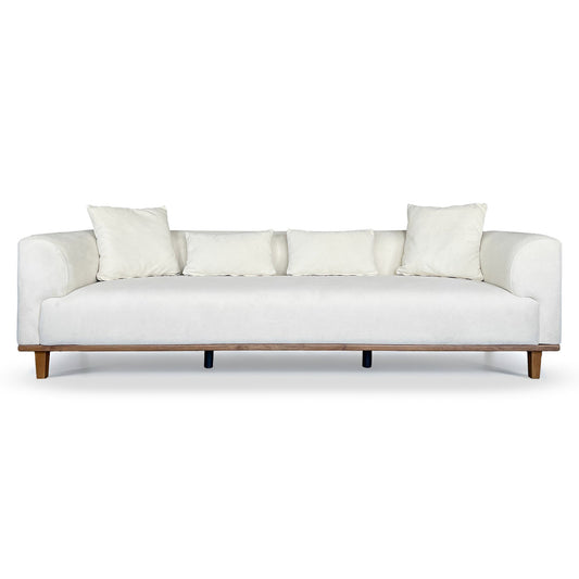 Richardson Cream Velvet Sofa