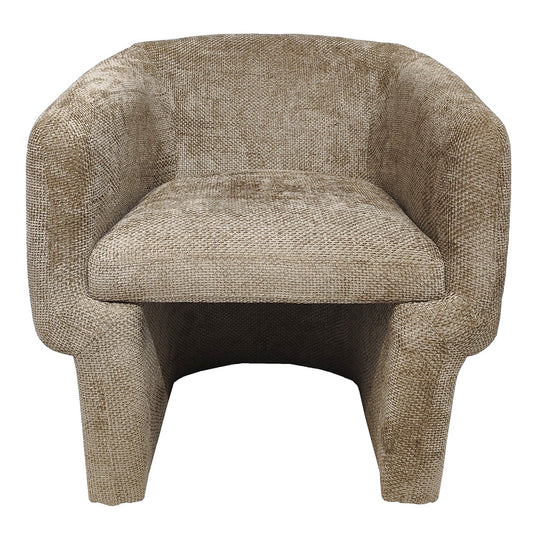 Wichita Light Brown Chenille Lounge Chair