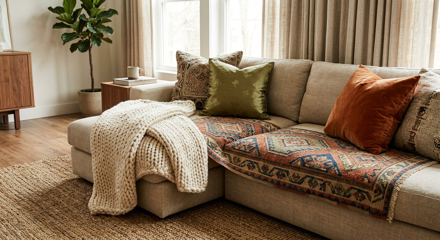 The Art of Layering Textiles: How Throws, Pillows, and Rugs Complete Y ...