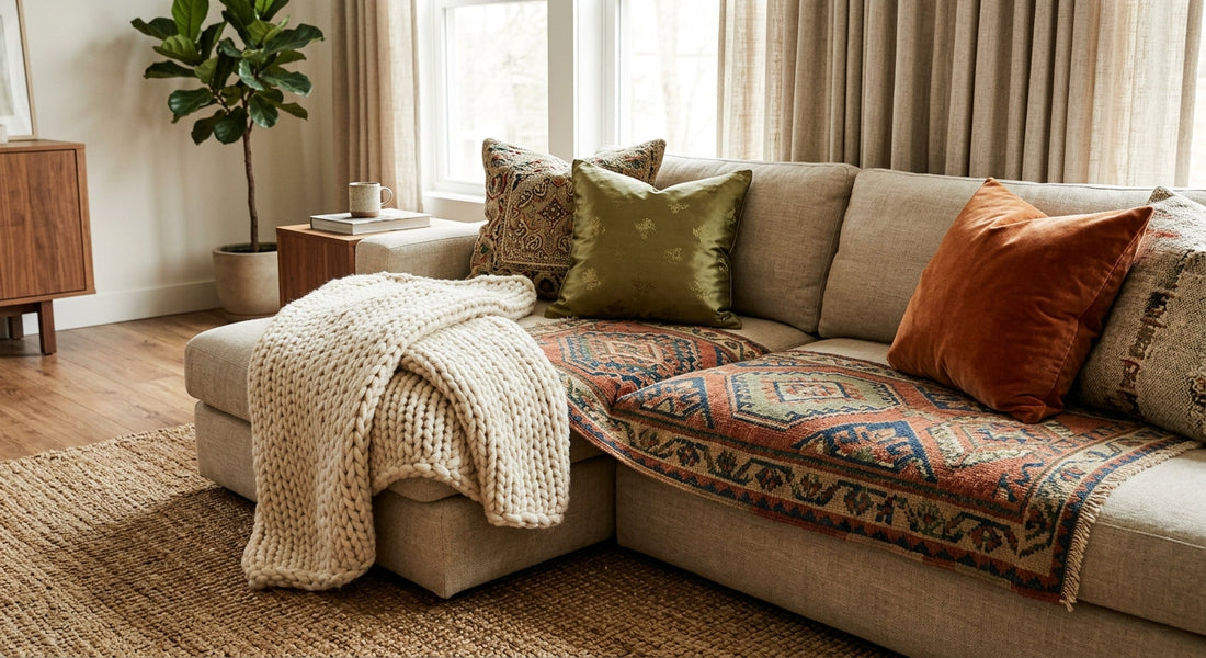The Art of Layering Textiles: How Throws, Pillows, and Rugs Complete Your Furniture
