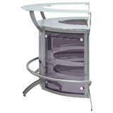 Dallas Curved Freestanding Home Bar Cabinet