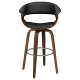 Zion Upholstered Swivel Bar Stool