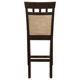Gabriel Closed Back Counter Chair Cappuccino (Set of 2)