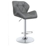 Berrington Upholstered Adjustable Bar Stool (Set of 2)