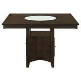 Gabriel 52-inch Counter Height Dining Table Cappuccino