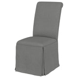 Shawna Upholstered Skirted Side Chair (Set of 2)