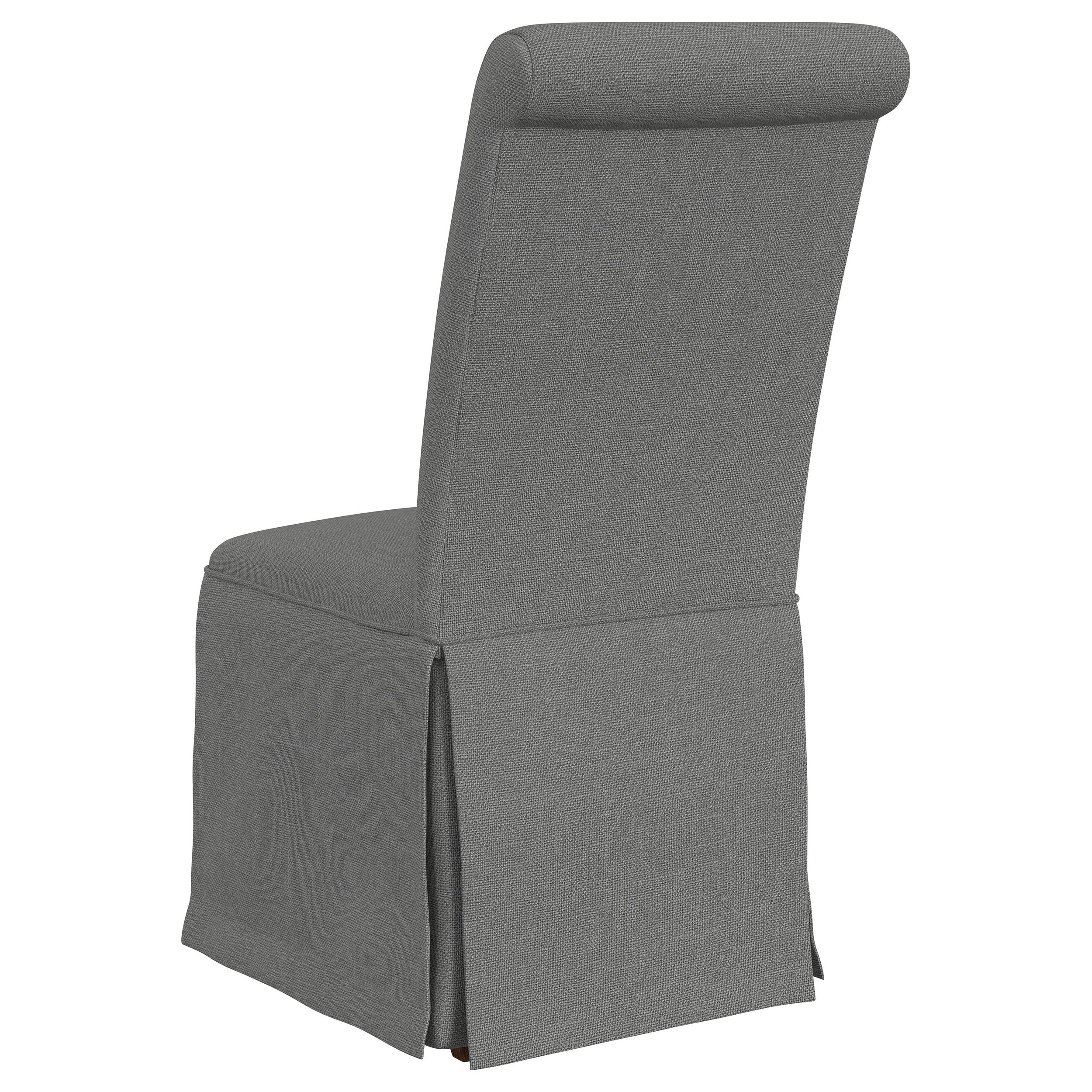 Shawna Upholstered Skirted Side Chair (Set of 2)