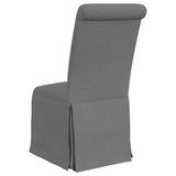 Shawna Upholstered Skirted Side Chair (Set of 2)