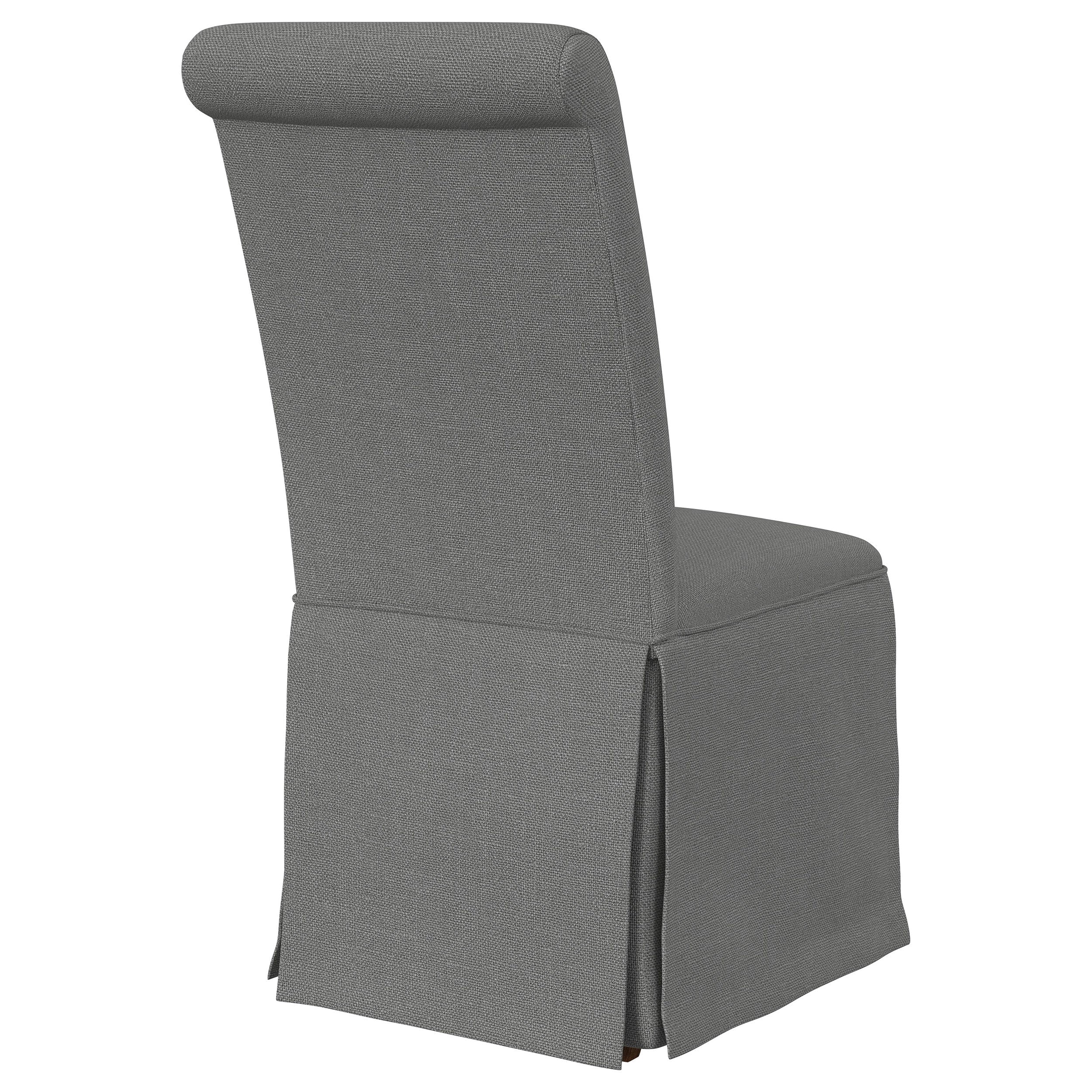 Shawna Upholstered Skirted Side Chair (Set of 2)