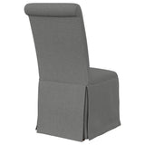Shawna Upholstered Skirted Side Chair (Set of 2)