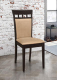 Gabriel Closed Back Dining Side Chair Cappuccino (Set of 2)