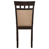 Gabriel Closed Back Dining Side Chair Cappuccino (Set of 2)