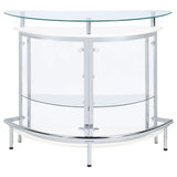 Amarillo Freestanding Glass Top Home Bar Wine Cabinet