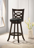Calecita Wood Swivel Bar Chair Cappuccino (Set of 2)