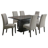 Stanton Rectangular Dining Table Set Grey