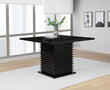 Stanton Square 54-inch Counter Height Dining Table Black