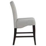 Stanton Velvet Upholstered Counter Chair Grey (Set of 2)
