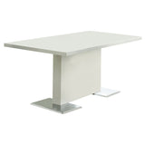 Anges Dining Table Set High Gloss