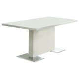 Anges Dining Table Set High Gloss