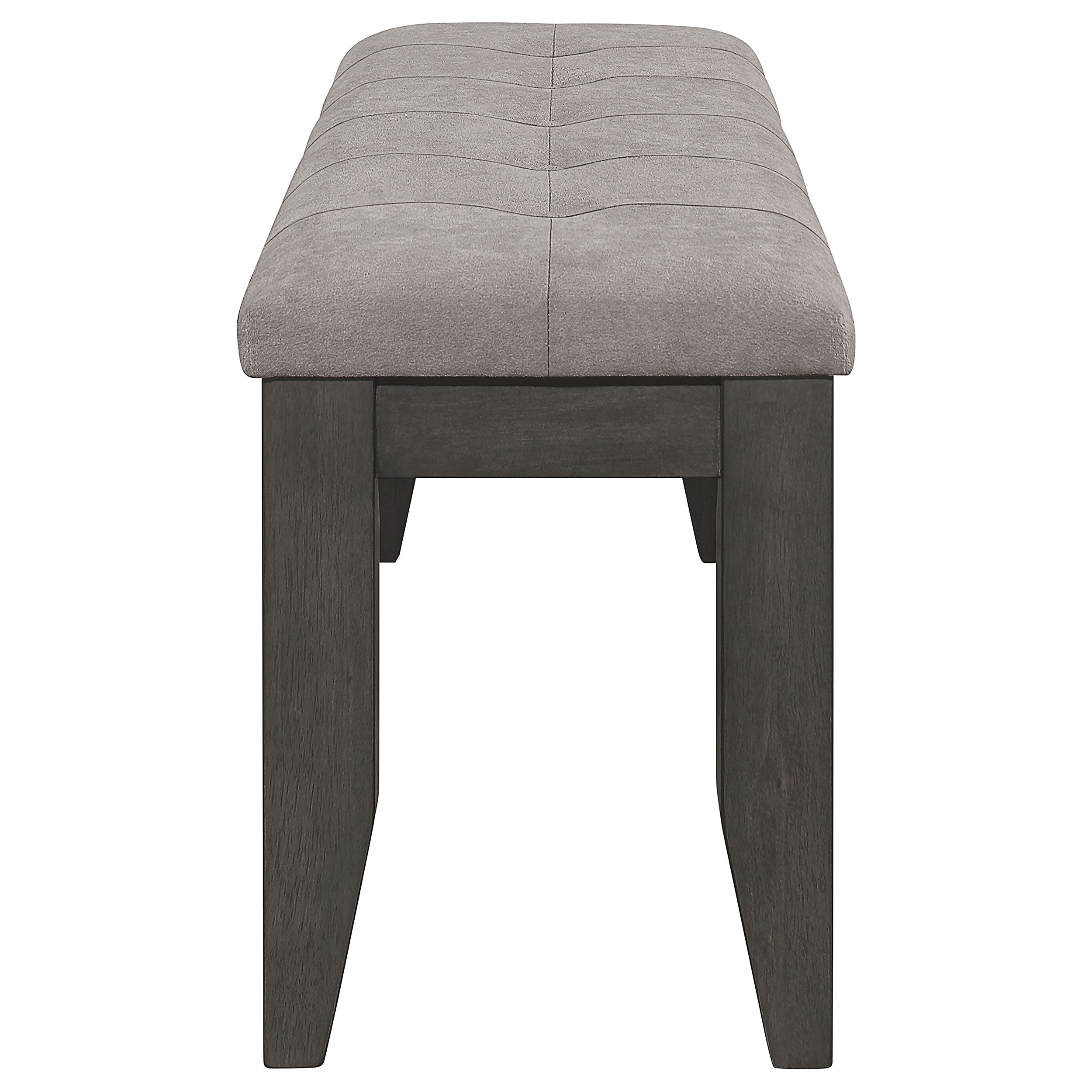 Dalila Leatherette Upholstered Wood Dining Bench