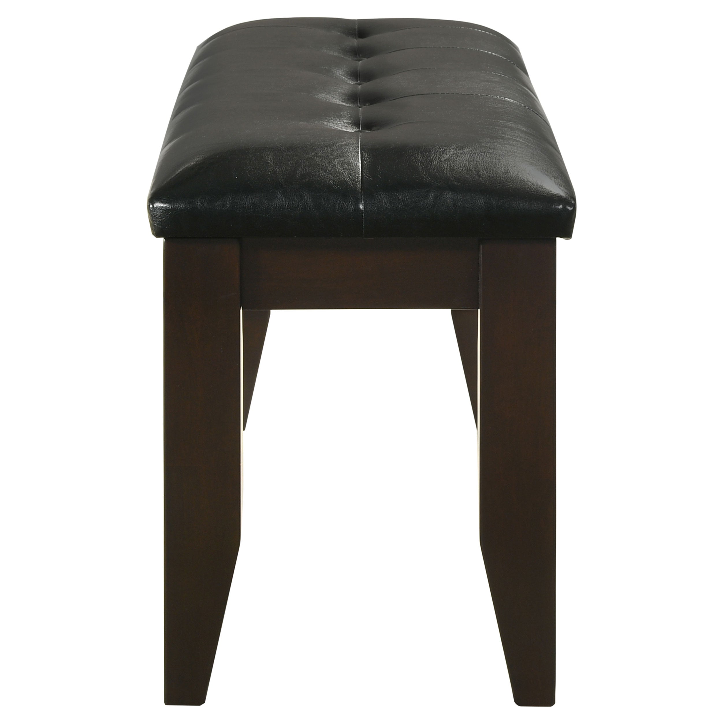 Dalila Leatherette Upholstered Wood Dining Bench