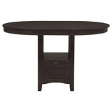 Lavon Oval 60-inch Extension Counter Dining Table