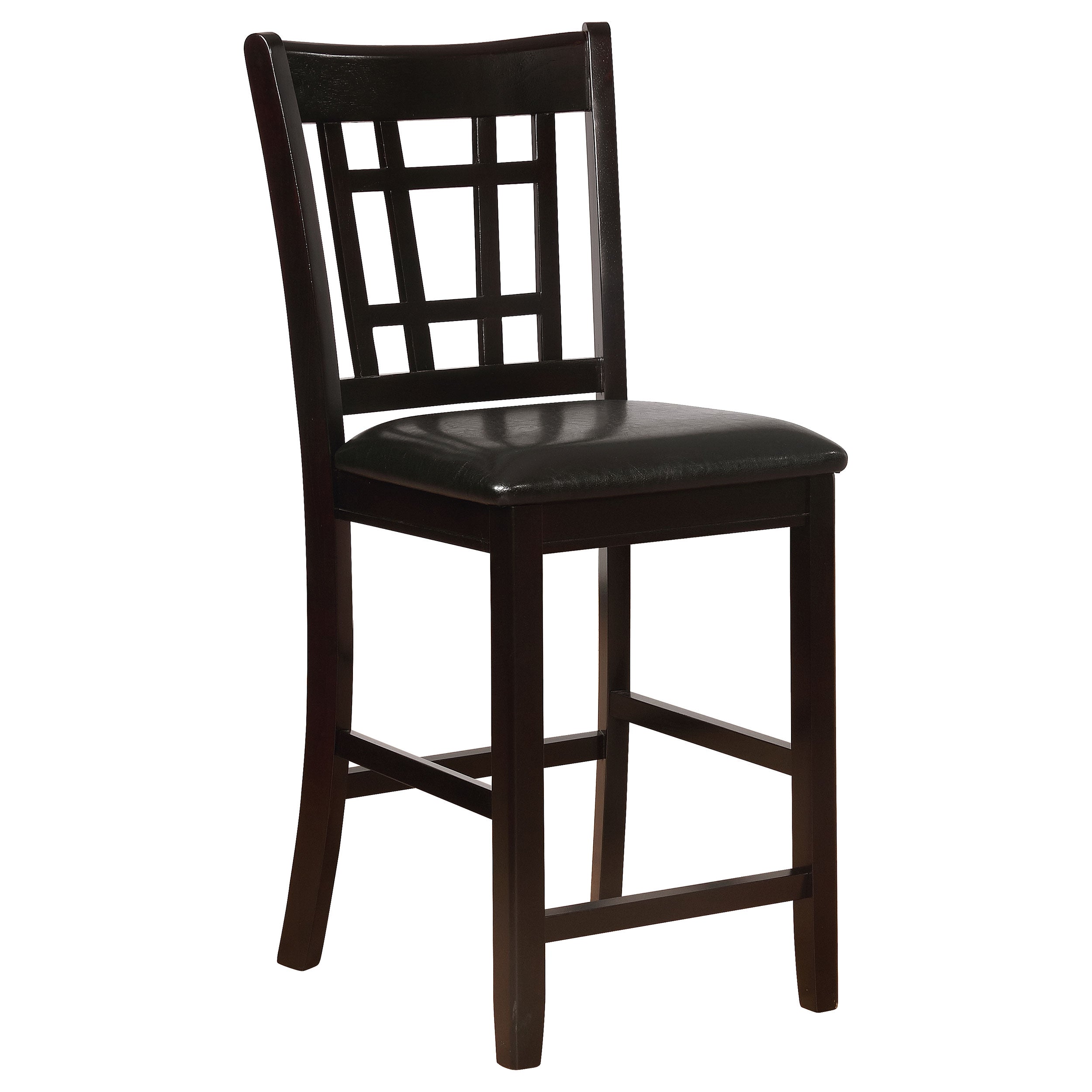 Lavon Wood Counter Chair Tan and (Set of 2)