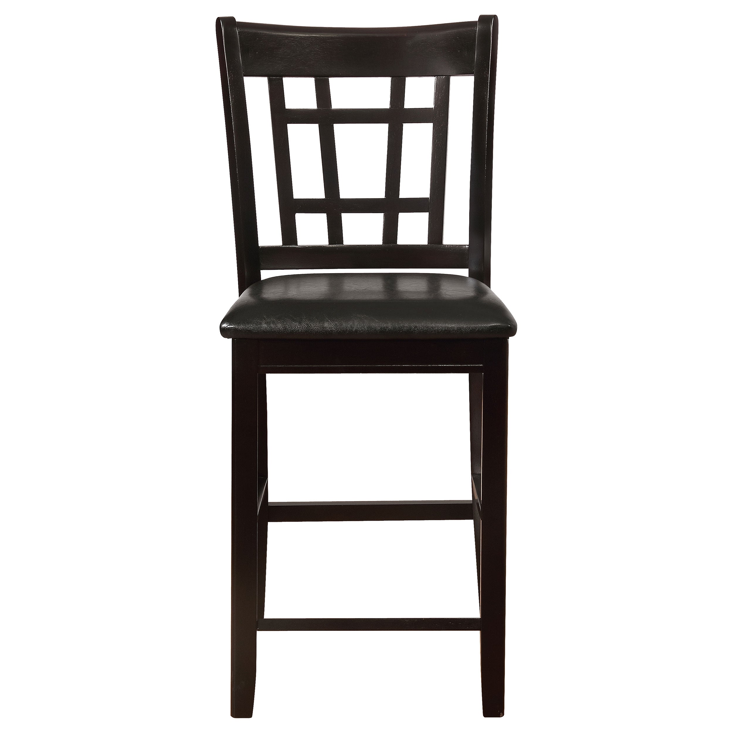 Lavon Wood Counter Chair Tan and (Set of 2)