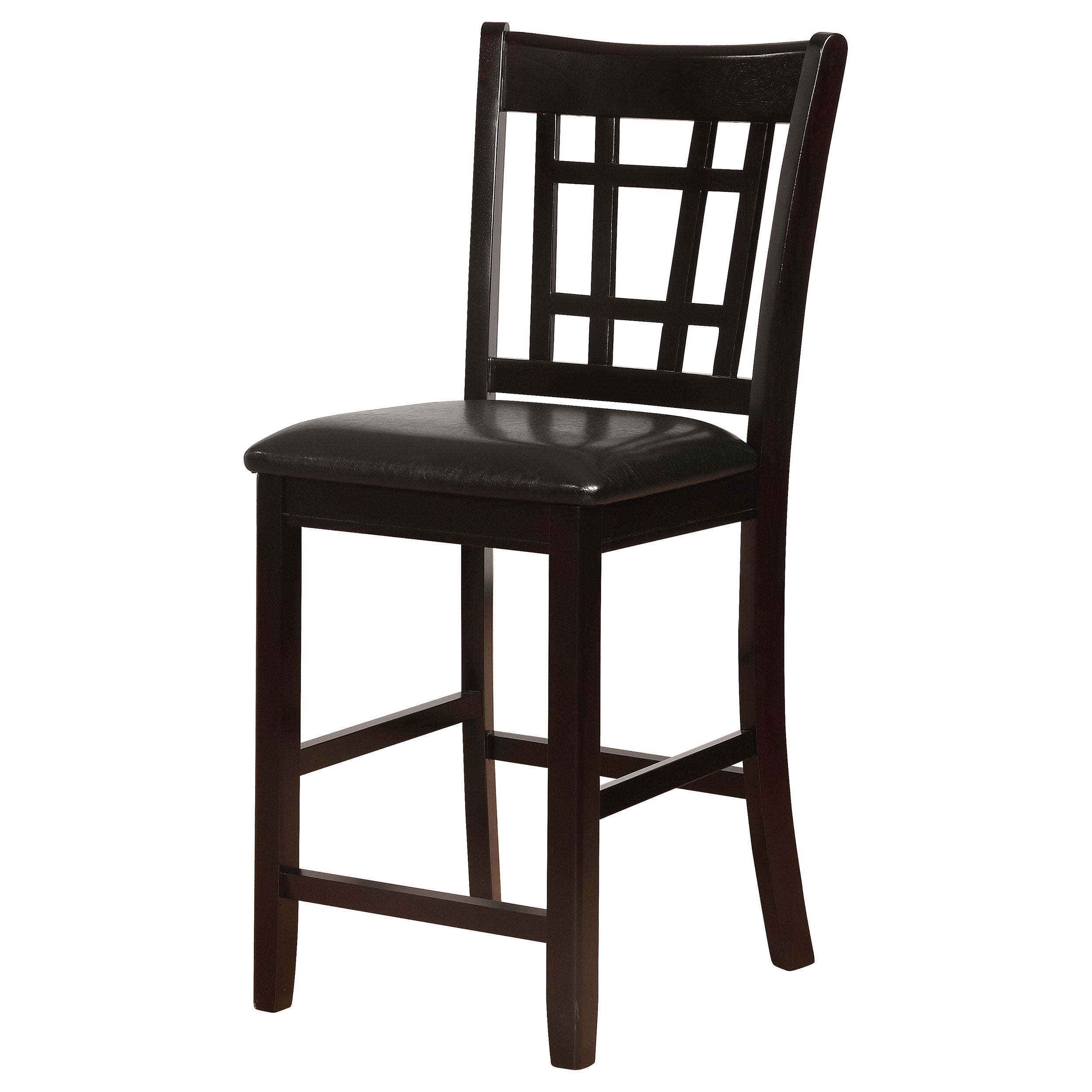 Lavon Wood Counter Chair Tan and (Set of 2)
