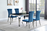 Carone Rectangular 61-inch Glass Top Dining Table