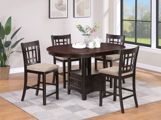 Lavon Oval Counter Height Dining Set