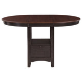 Lavon Oval 60-inch Extension Counter Dining Table